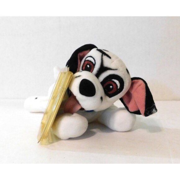 Disney Store 101 Dalmatians Mini Bean Bag Plush 8” Adorable Pup Blue Collar - Picture 8 of 8